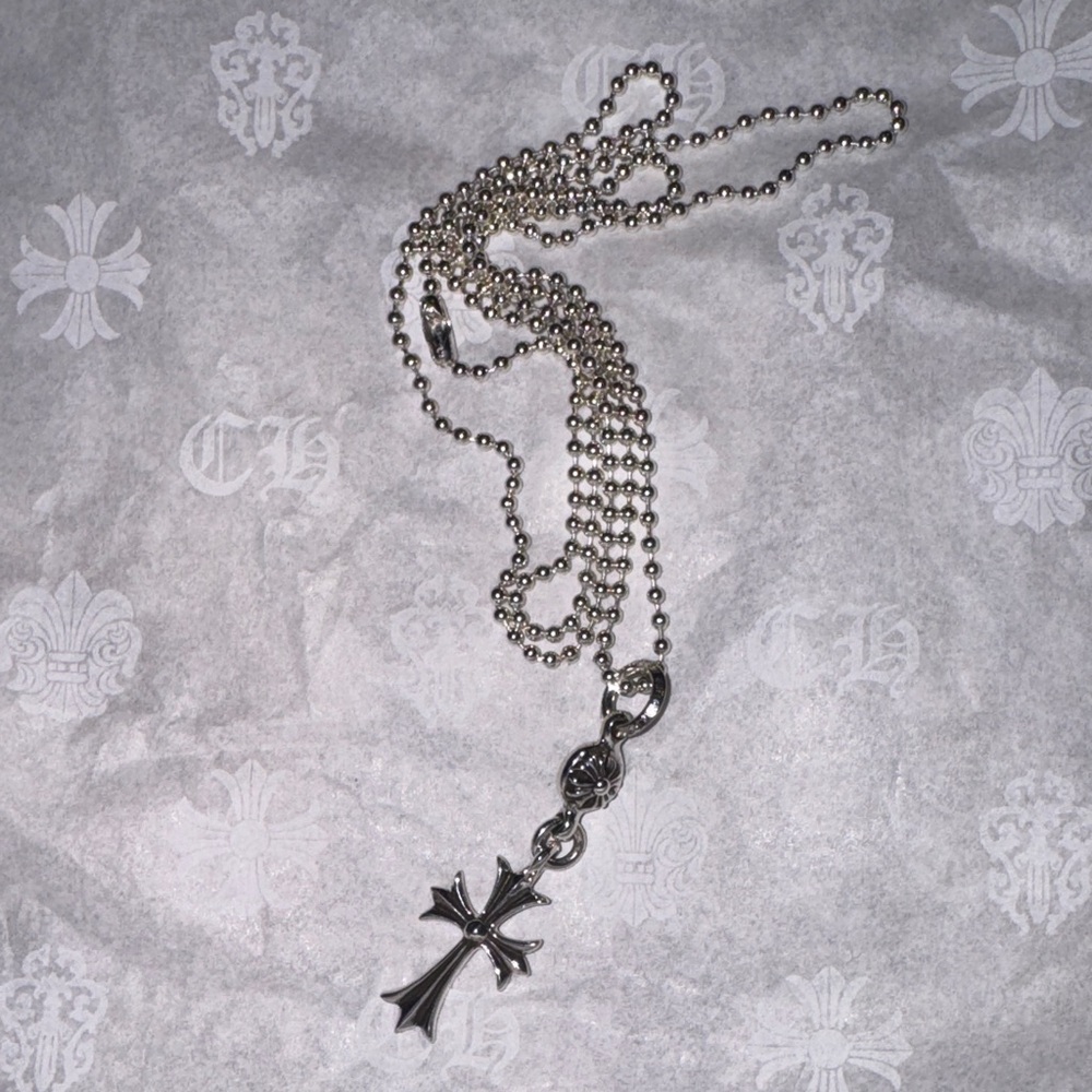 CHROME HEARTS BRAND NEW CROSS BALL PENDANT AUTHENTIC